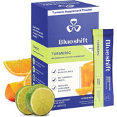 Hero image of Blueshift Turmeric Citrus Medley with citrus drink packets