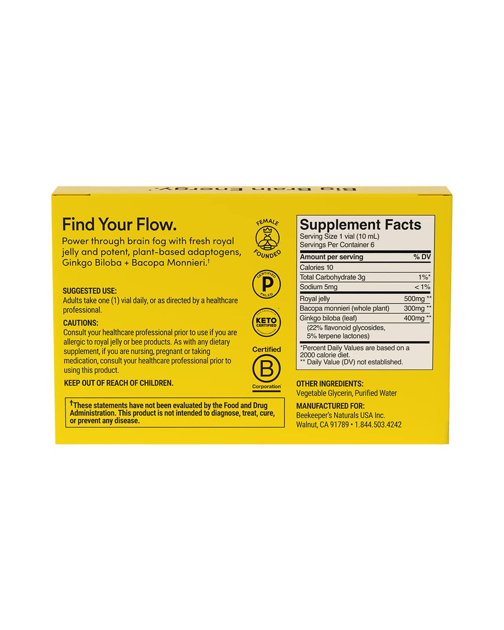 Bacopa monnieri ingredient for B.LXR