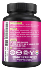 Close-up of the 90-capsule bottle