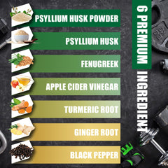 BMVINVOL ingredients display with fenugreek ginger turmeric emphasizing natural blend