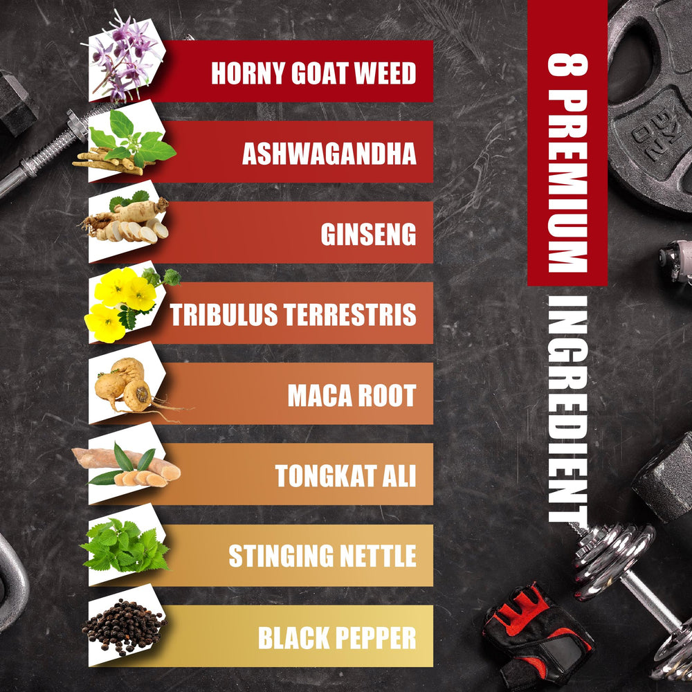 Close-up of Horny Goat Weed capsules