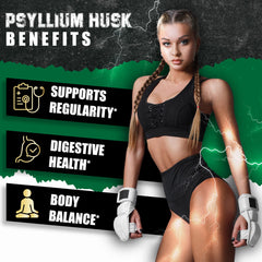 60 capsules bottle for BMVINVOL Psyllium Husk Fiber