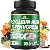 BMVINVOL Psyllium Husk Digestive Support bottle front view