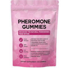 Boasi Pheromone Gummies bottle with Strawberry flavor and 60 gummies