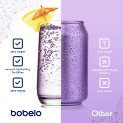Bobelo packaging front-label image communicates keto-friendly, zero sugar and real-juice promise.
