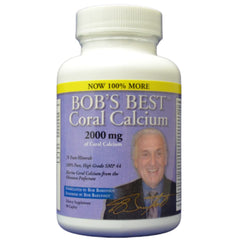 Bob's Best Coral Calcium bottle – 2000 mg, 90 caplets