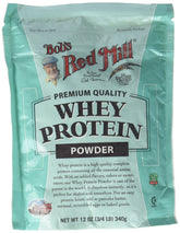Bob's Red Mill whey protein concentrate pack of four, front view for easy protein planning.