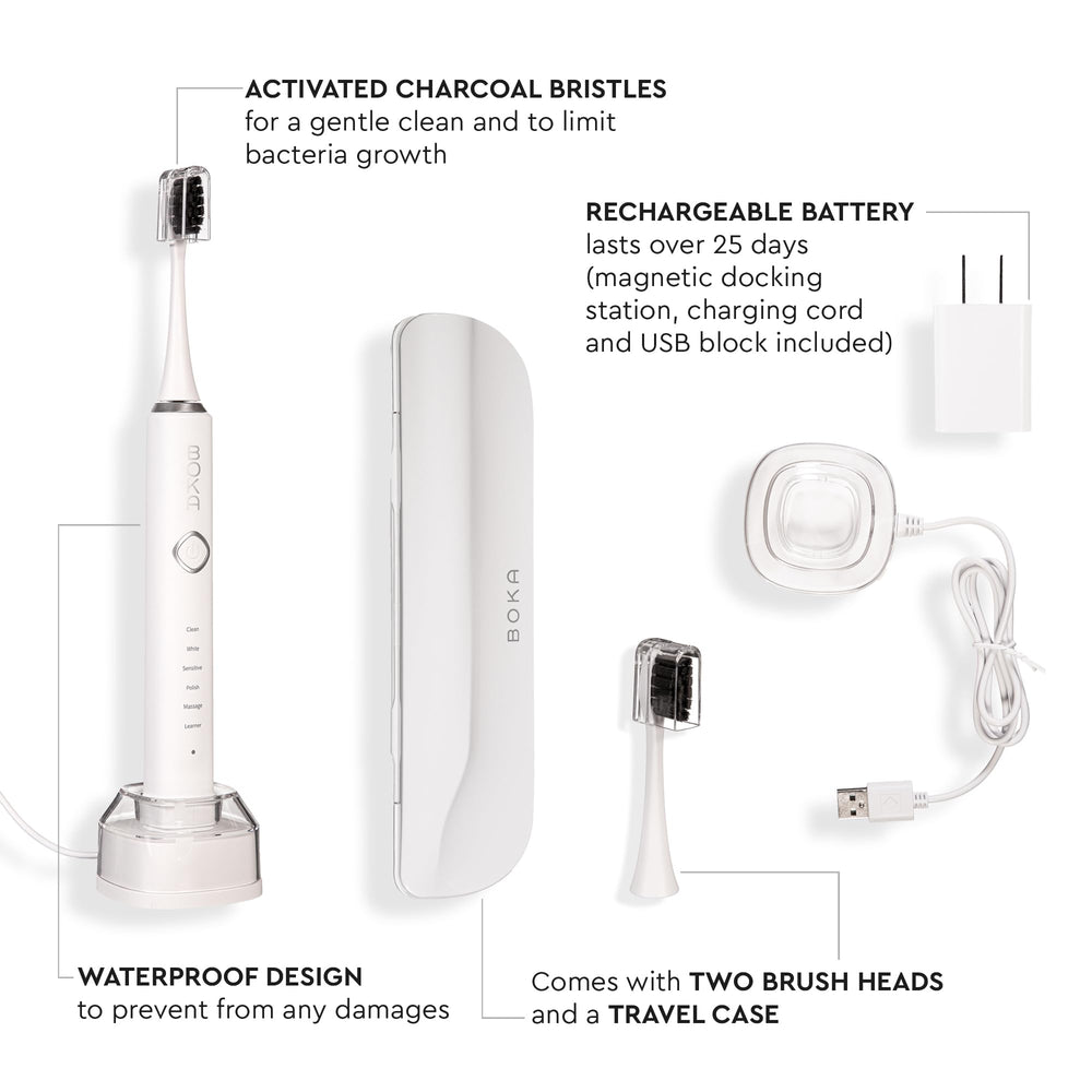 Binchotan charcoal-infused bristles