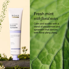 Peppermint blossom scent with mint and floral notes