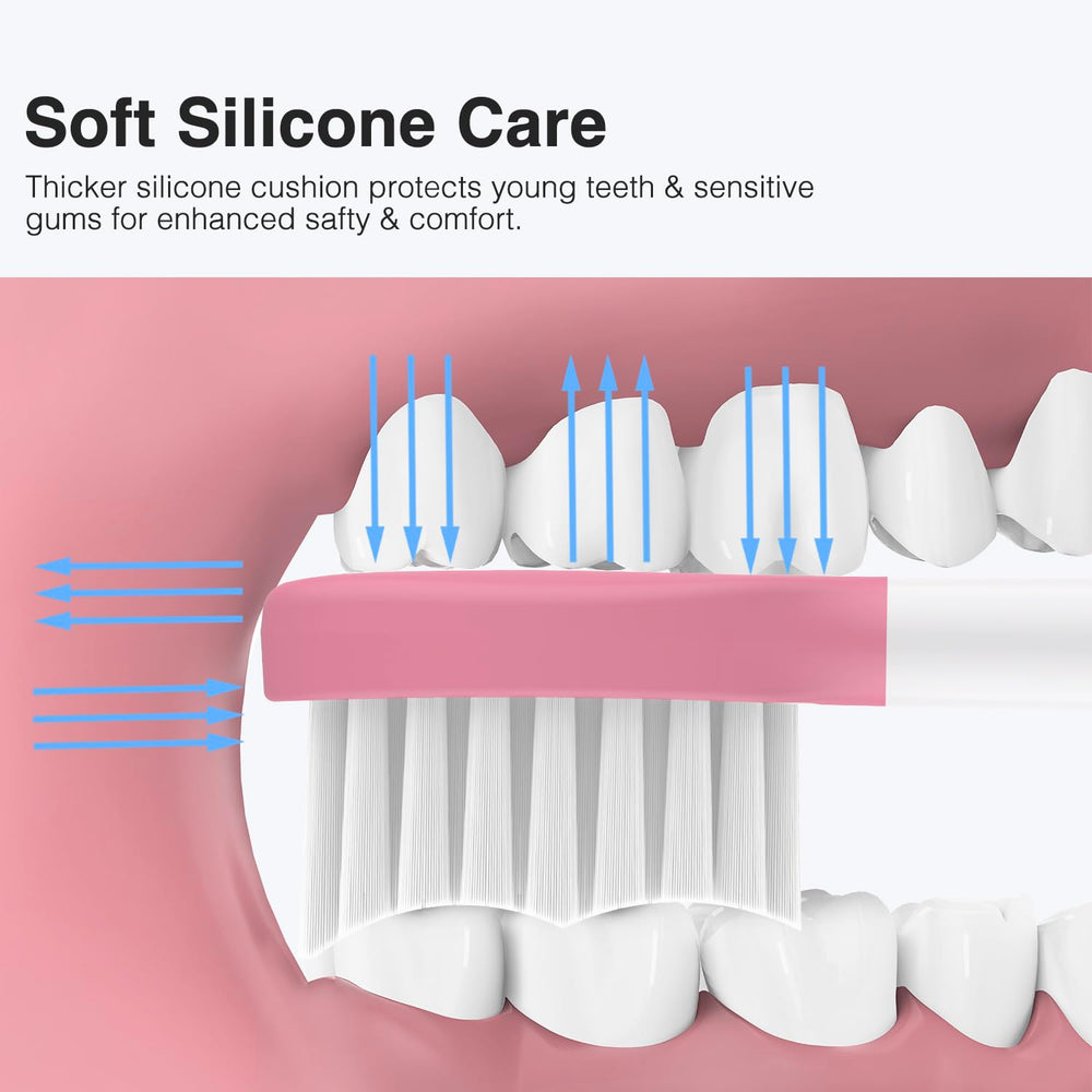 Soft DuPont bristles designed for kids (0.12mm)