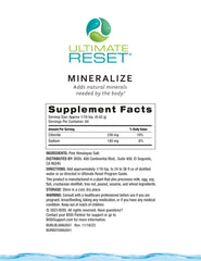 BODi Ultimate Reset Mineralize pink Himalayan salt packet conveys essential minerals.