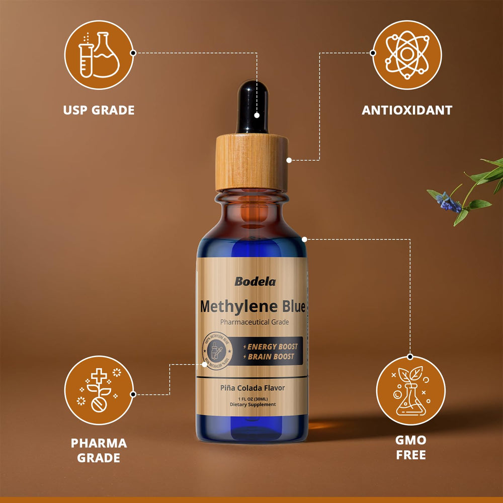 99.99% pure pharmaceutical-grade methylene blue