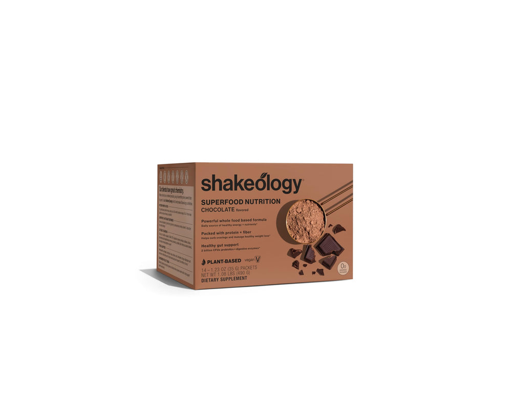 BODi Shakeology 14-pack display ready for daily use and travel
