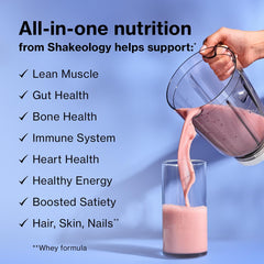 BODi Shakeology Cookies Creamy ingredients blend includes pea and rice proteins