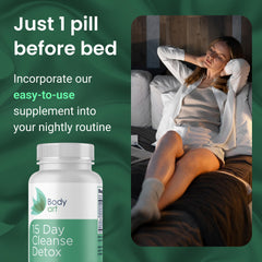 Visual representation of bloating relief and digestion