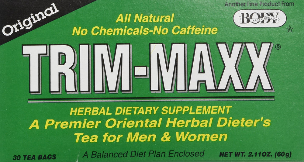 Body Breakthrough Trim Maxx Tea Original 30 Count box and packaging
