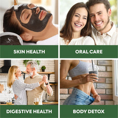 charcoal capsules for body cleansing and digestion