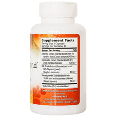 Close-up of LivAmend capsules beside the bottle