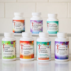 EcoOxyZyme packaging and bottle on display