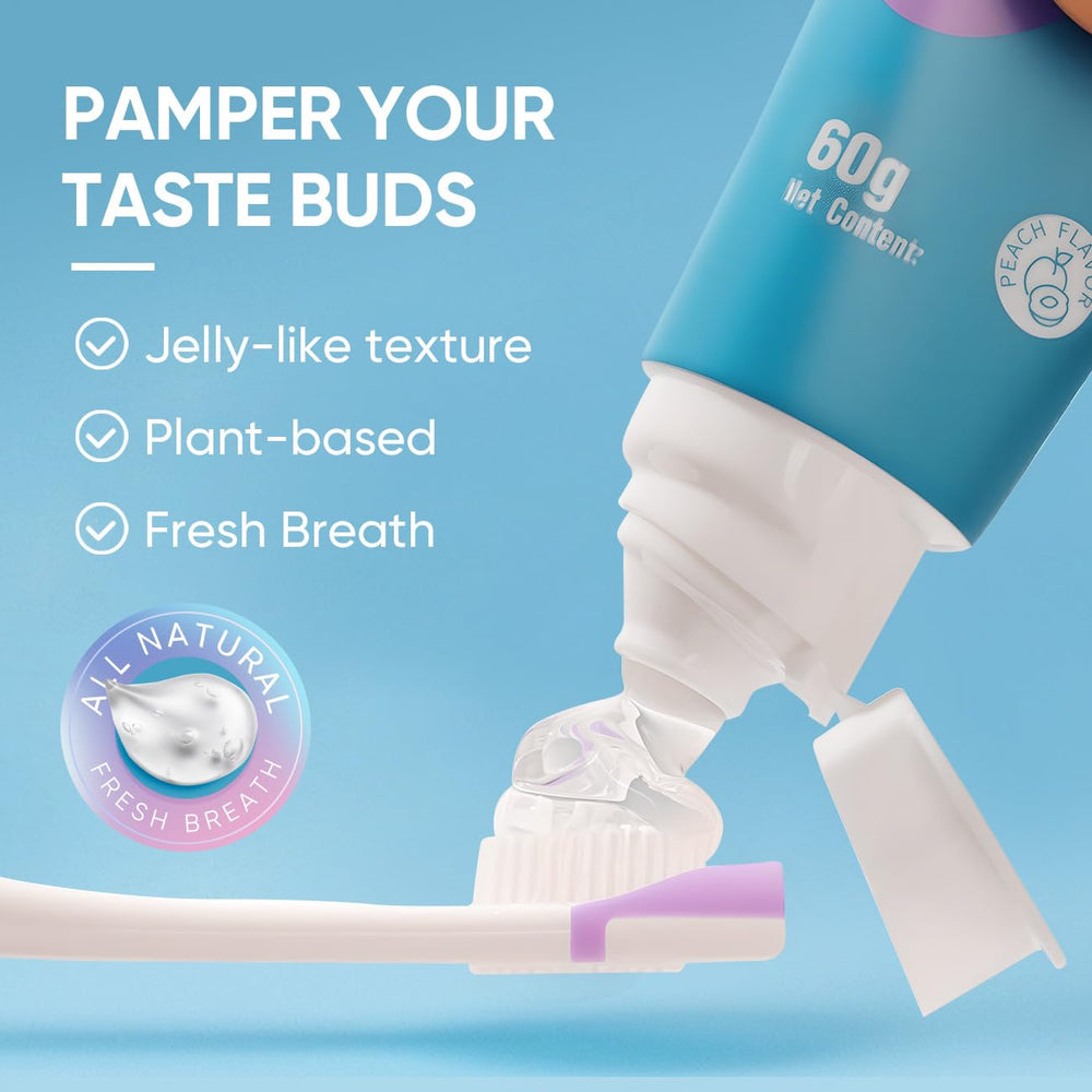 Ergonomic tongue brush close-up with high-density bristles