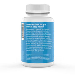 BodyBio Butyrate packaging and capsules
