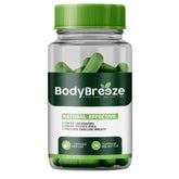 Front view of BodyBreeze internal deodorant supplement bottle