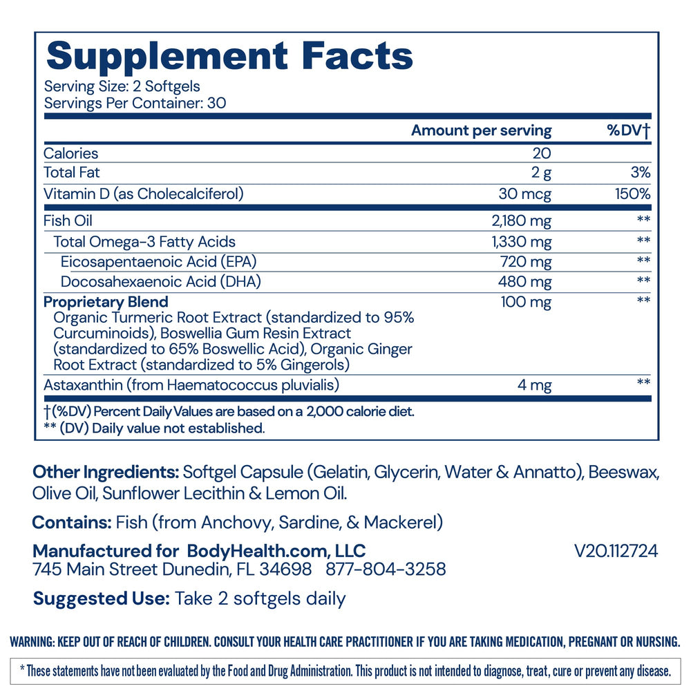 Sustainably harvested Arctic Ocean fish oil