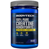 BODYTECH 100% Pure Creatine Monohydrate Powder container — 60 servings, 10.58 oz