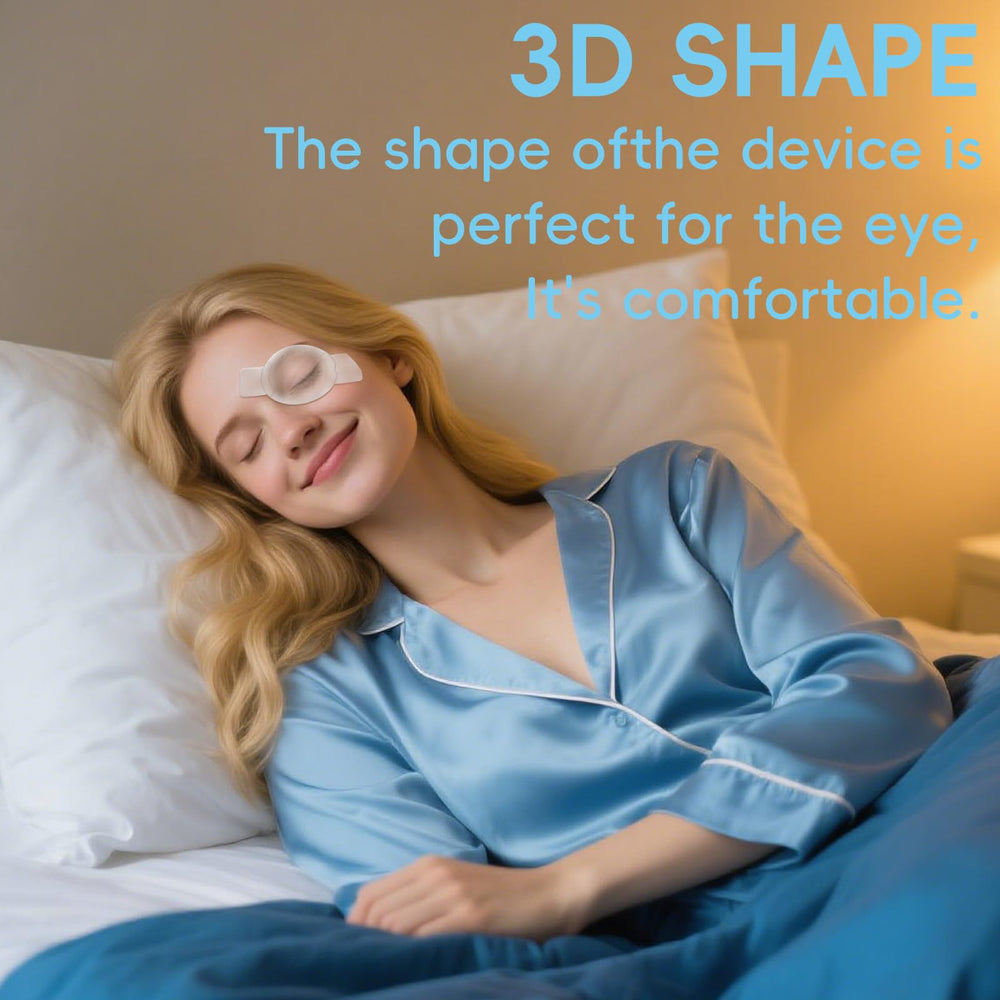 Adjustable Elastic Strap and Adhesive on BOHUIZ Eye Shield