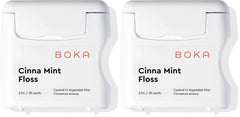 Boka Cinna Mint woven dental floss packaging – 2-pack