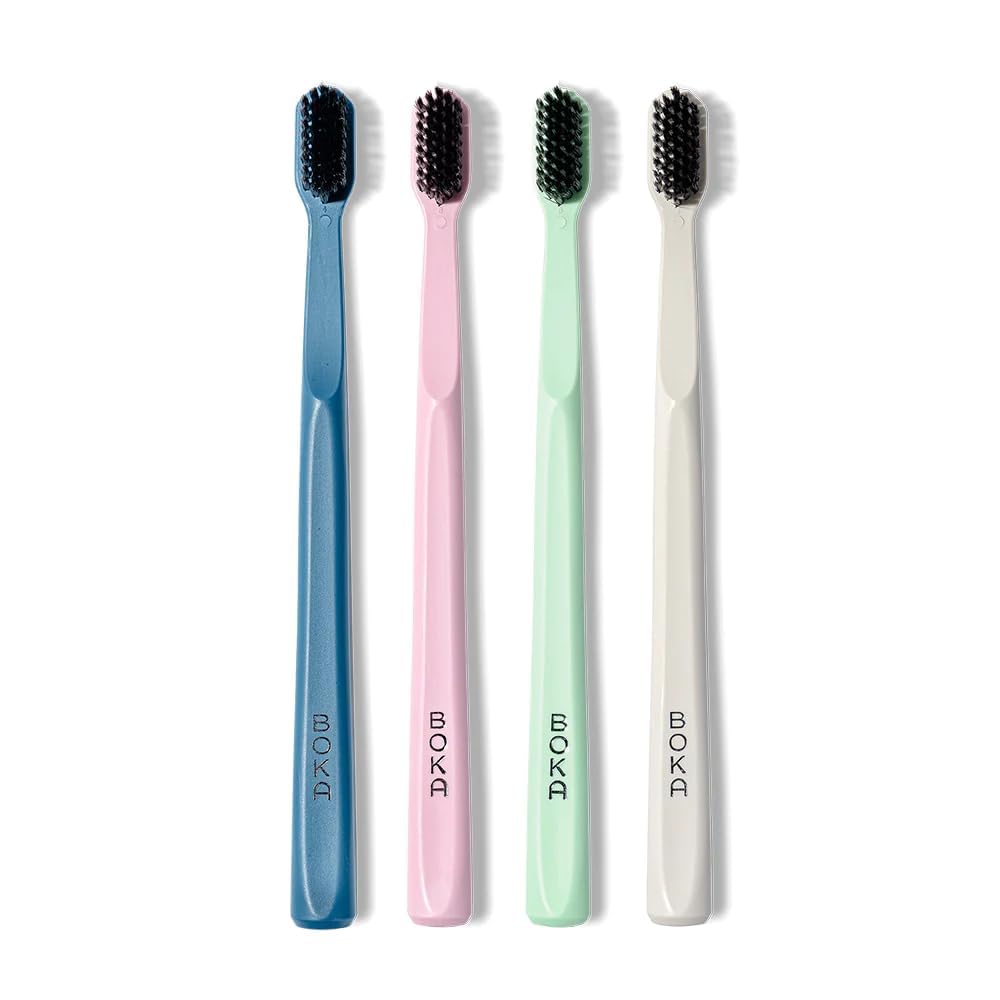Boka Classic Manual Toothbrush with extra-soft tapered bristles