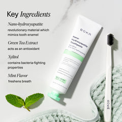 Daily oral care routine featuring toothpaste for adults and kids