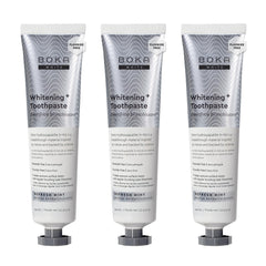 Boka fluoride-free toothpaste packaging and tube