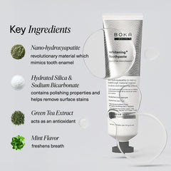 Minty flavor and aloe vera ingredients visualization