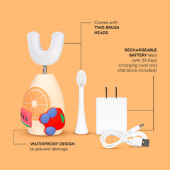 Side view of Boka Kids Sonic Electric Toothbrush