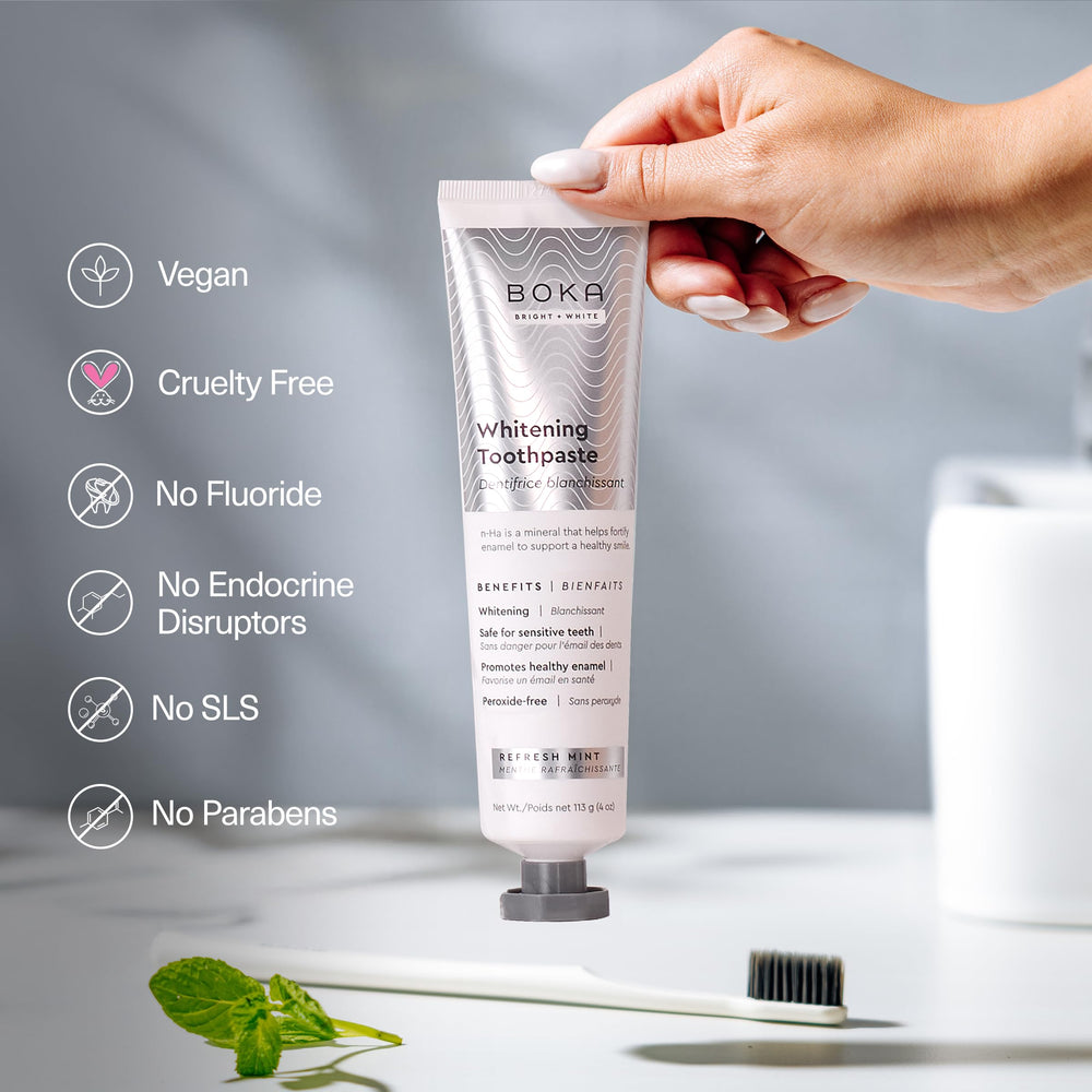 Nano hydroxyapatite toothpaste promoting gum health and enamel repair