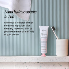 US manufactured label on Boka toothpaste packaging
