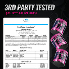 Made in USA, GMP compliant, third-party tested