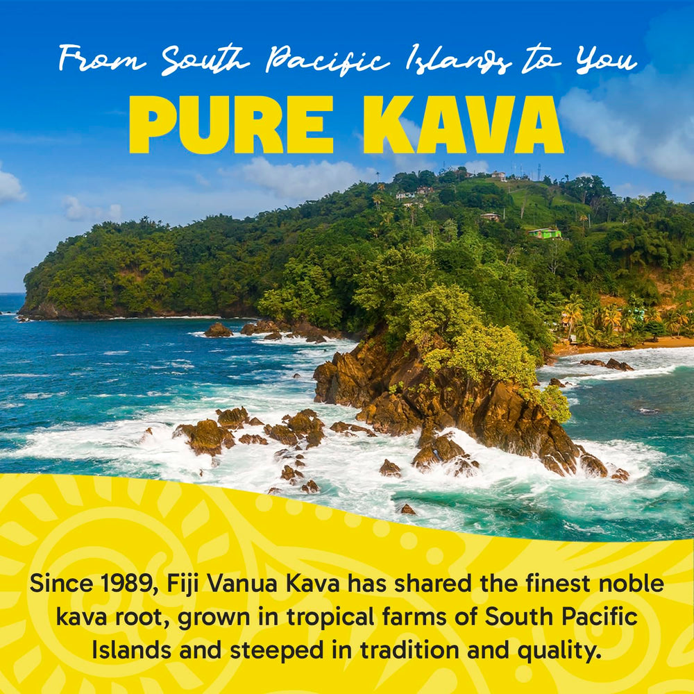 Earthy, bold kava flavor with calming aroma