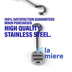 Bondable lingual buttons hook right 5.4mm – stainless steel close-up