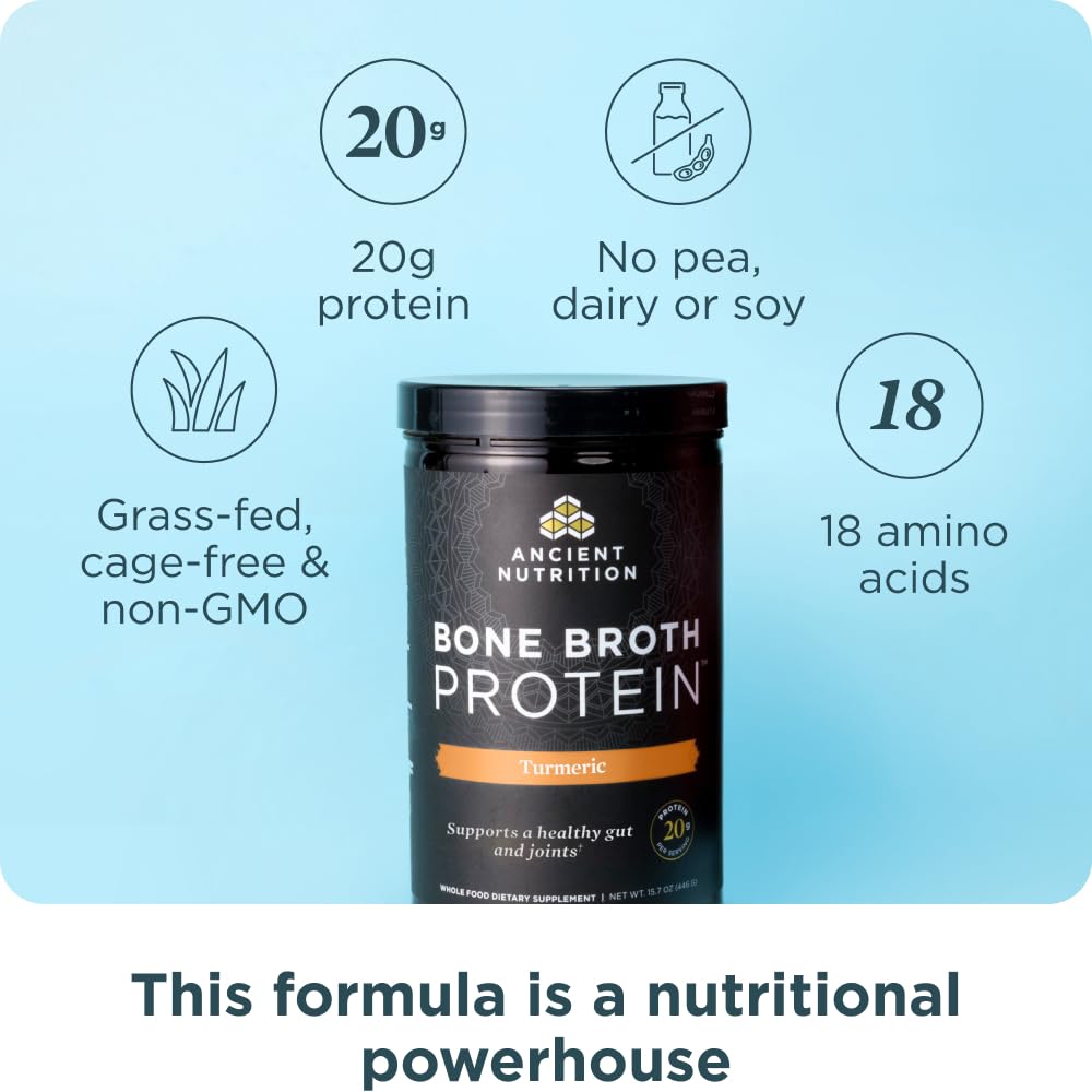 Chicken bone broth protein concentrates and grass-fed beef concentrate