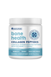NativePath Bone Health Collagen Peptides bottle, 7.9 oz, 30 servings