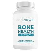 Bottle of PUREHEALTH Bone Health Formula Calcium & Magnesium supplement