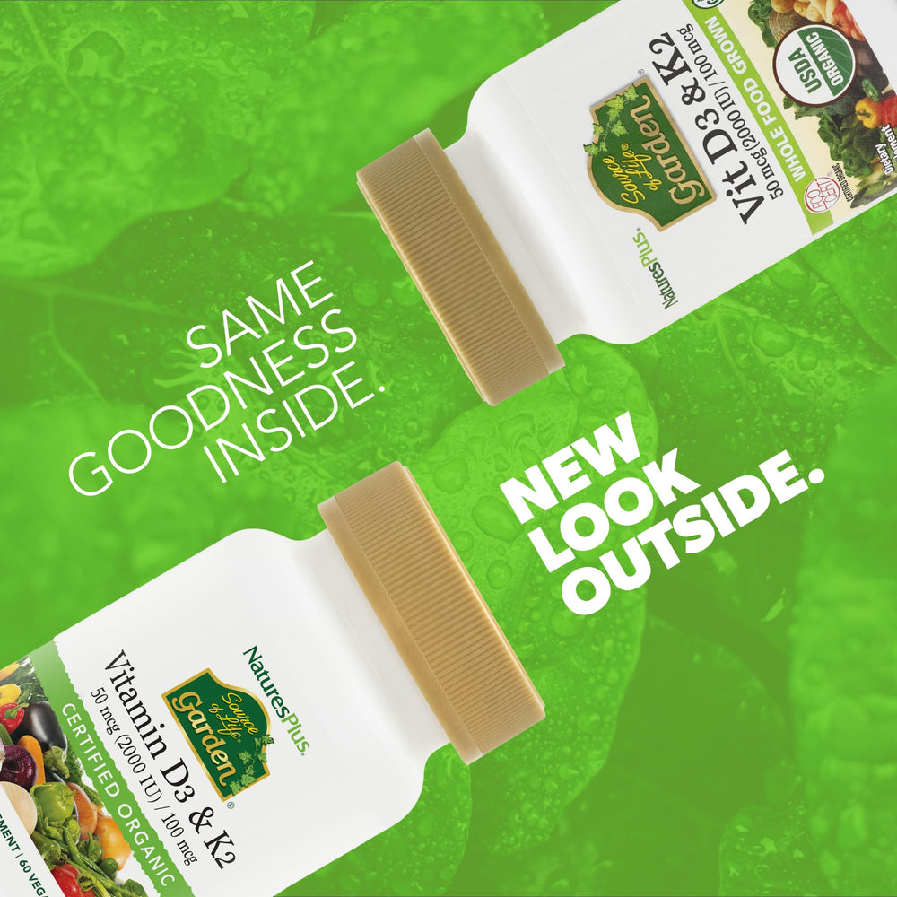 Bone health and immune function support with D3 & K2-60