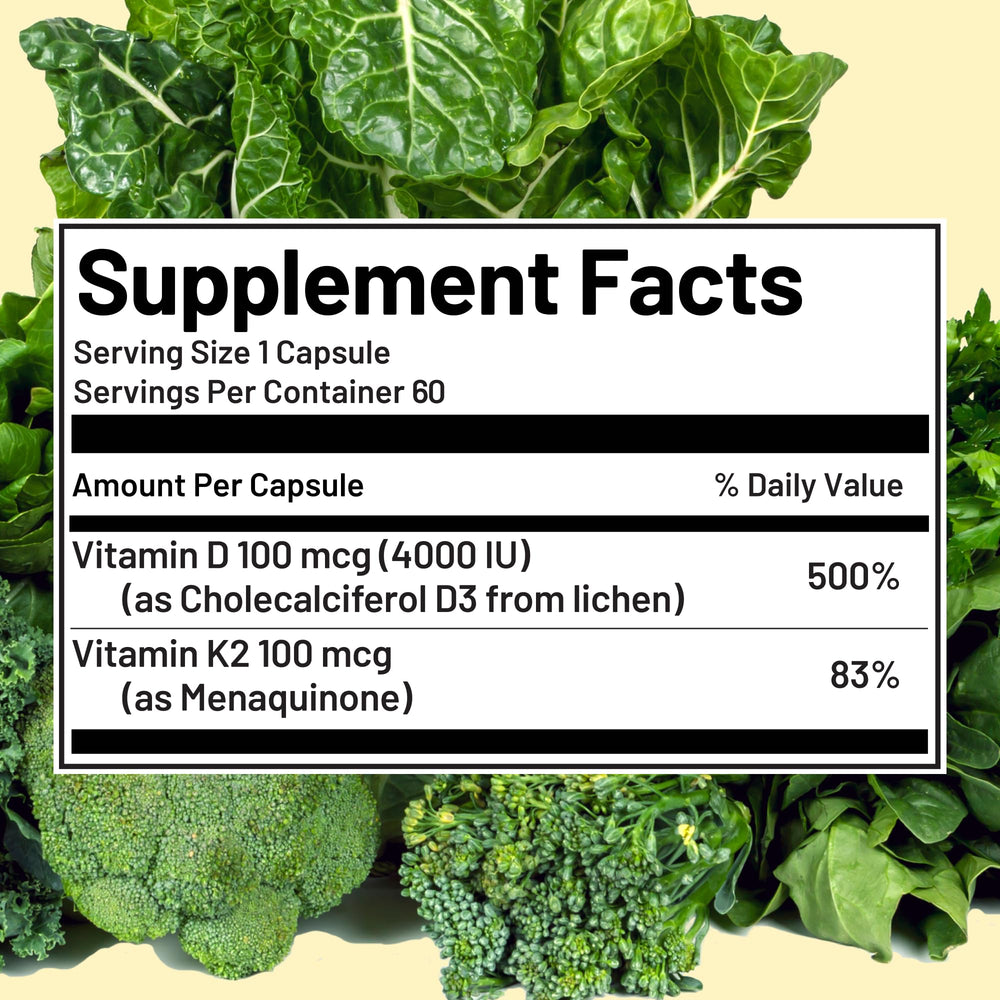 Illustration showing bone health and immune support