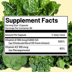 Illustration showing bone health and immune support