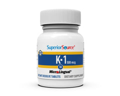 Vitamin K1 500 mcg supporting bone health