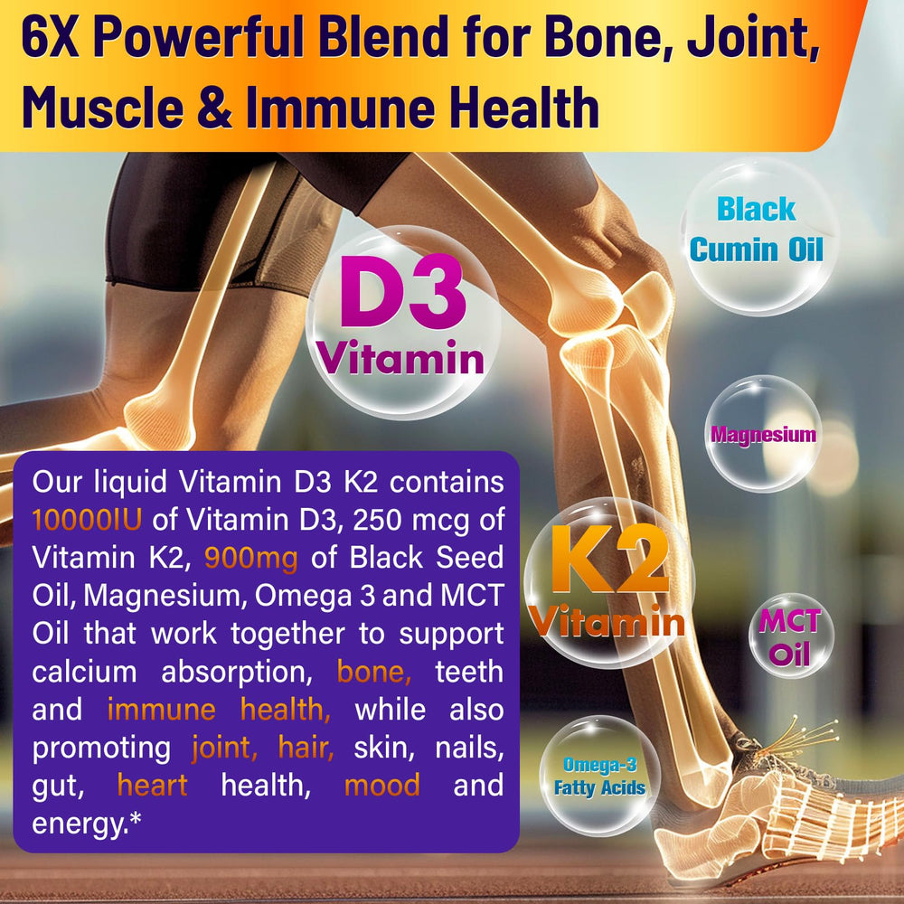 Illustration showing bone, joint, teeth and immune health