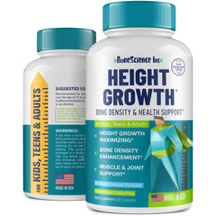 BoneScience Height Growth Maximizer bottle with capsules