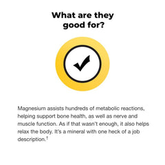Bone and muscle health theme with magnesium 400mg